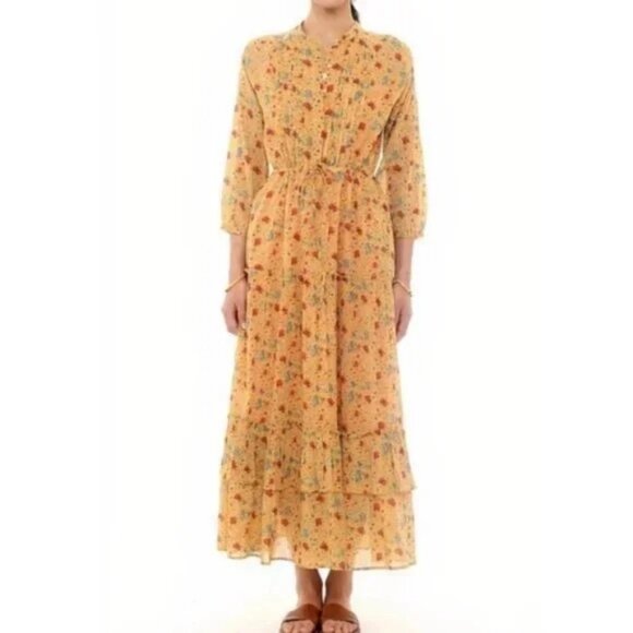 Banjanan Bazaar Maxi Dress in Siesta Marigold Small
